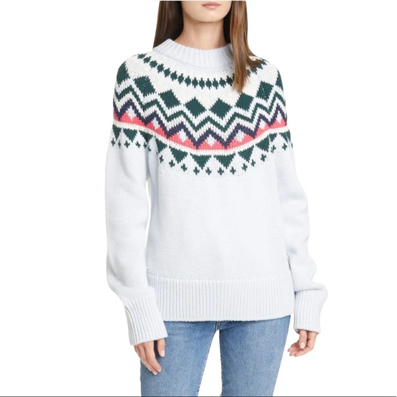 Tory Burch Sweaters - NWT Tory Sport Fair Isle Merino Wool Blend Sweater